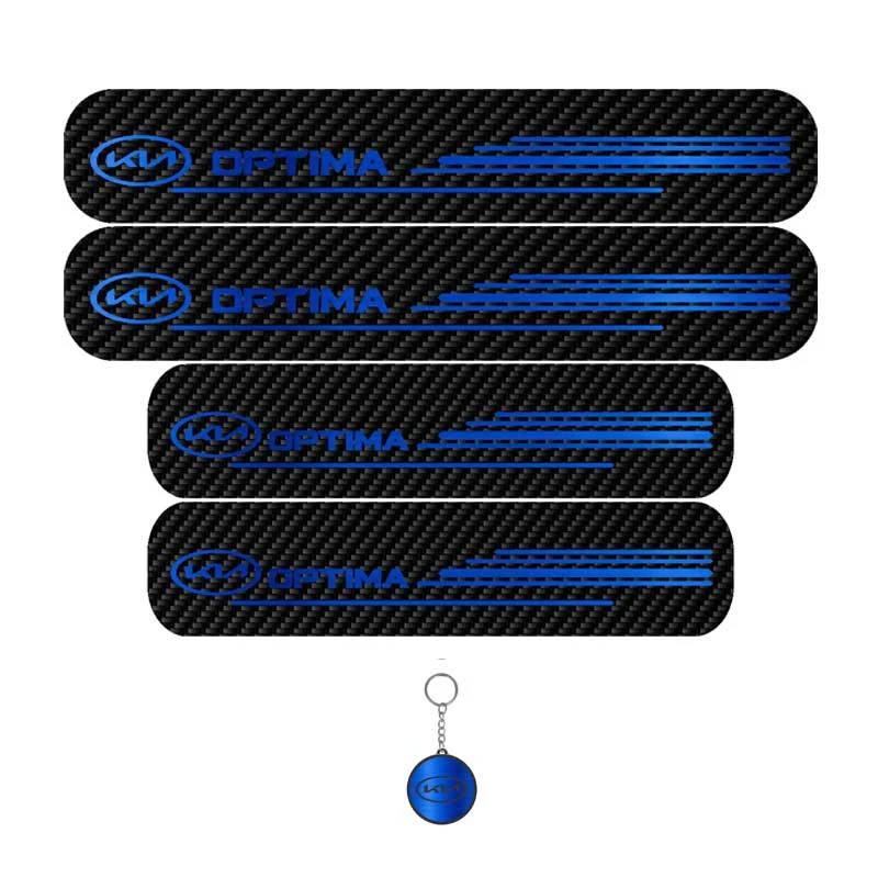 برچسب پارکابی خودرو لندمون کد LC046 MB مناسب برای کیا اپتیما مجموعه 4 عددی به همراه جاکلیدی