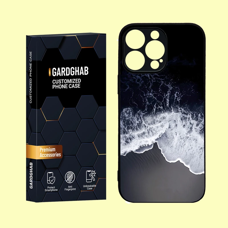 کاور گارد قاب مدل دور ژله ای منظره و طبیعت  مناسب برای گوشی موبایل  اپل  iPhone 16 Pro Max