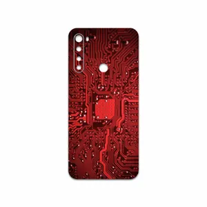 MAHOOT Red Printed Circuit Board Cover Sticker for Xiaomi Redmi Note 8