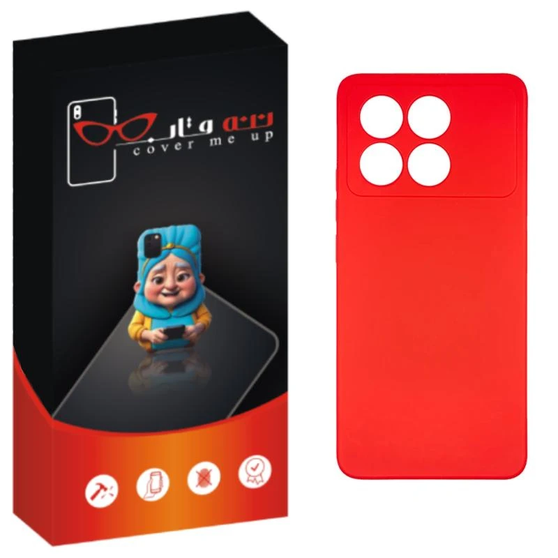 کاور ننه قاب مدل سیلیکونی مناسب برای گوشی موبایل شیائومی Poco X6 Pro