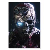 تابلو شاسی طرح مرد آهنی زامبی مارول Marvel Zombie Iron Man مدل M0160