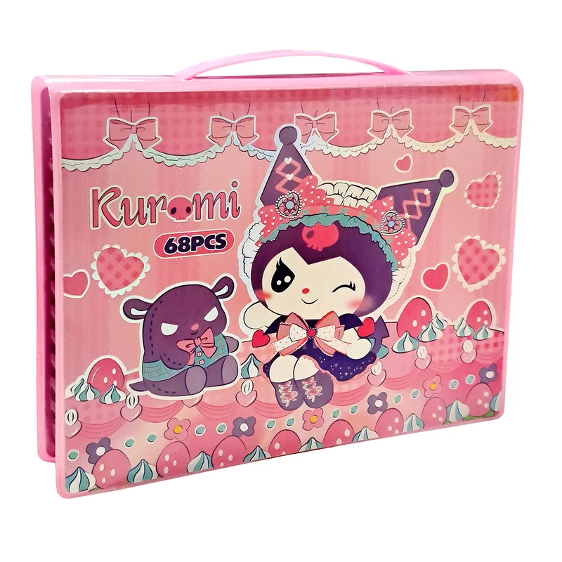 بسته رنگ‌آمیزی مدل 221طرح کرومی مجموعه 68 عددی