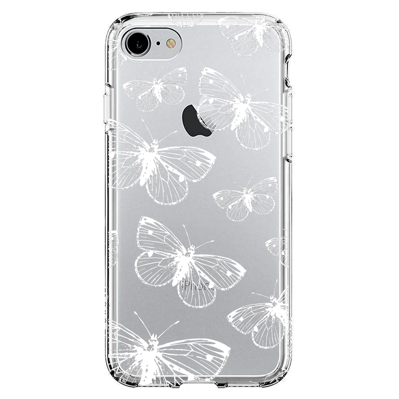 کاور مگافون طرح پروانه مدل C54-W مناسب برای گوشی موبایل اپل iPhone SE 2020 / SE 2	
