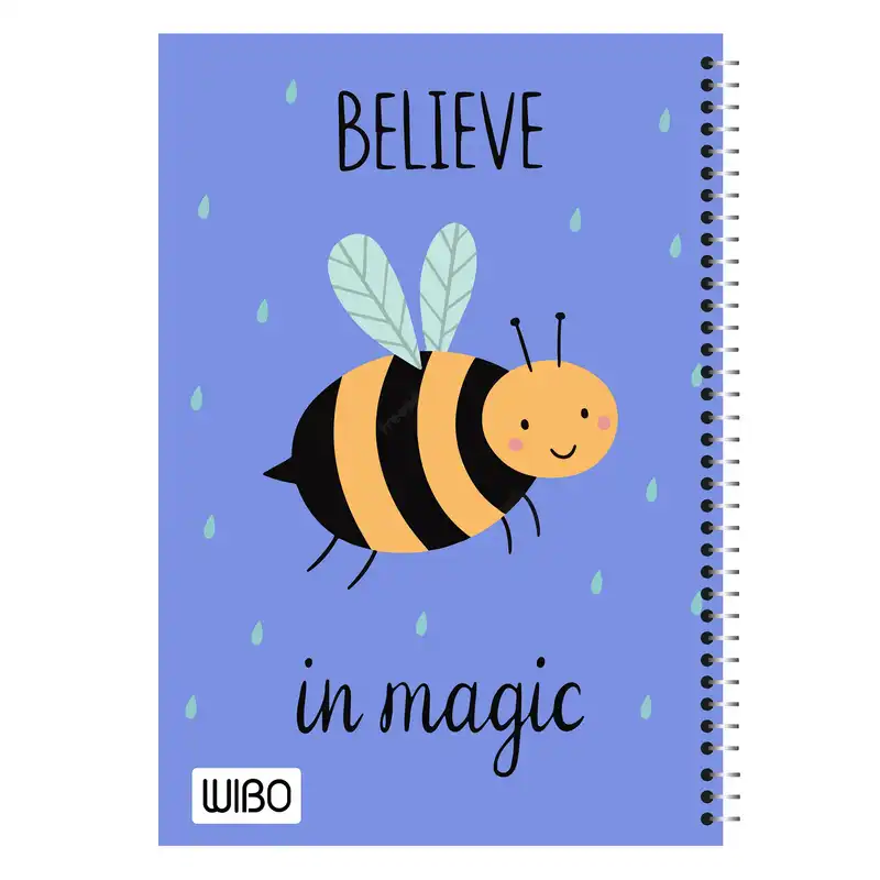 دفتر مشق 100 برگ ویبو مدل فانتزی بسته 12 عددی