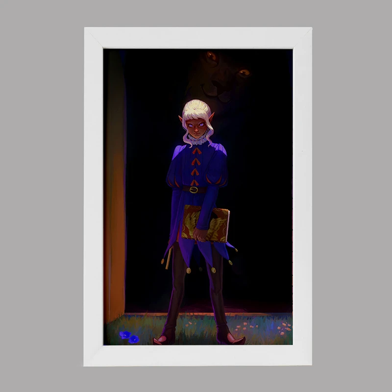 تابلو خندالو مدل ثیستل انیمه خوشمزه در سیاه چال کد 35929