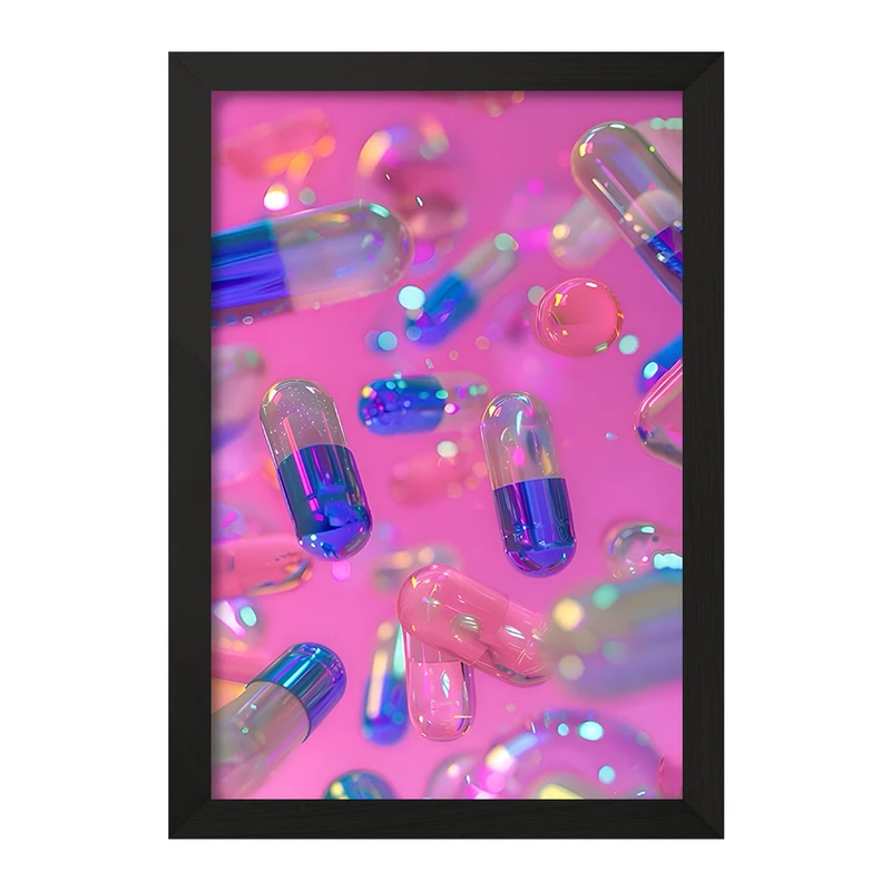 تابلو خندالو مدل پترن قرص کد F11594