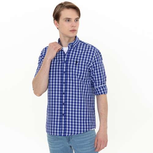 پیراهن آستین بلند مردانه یو اس پولو مدل 50247744