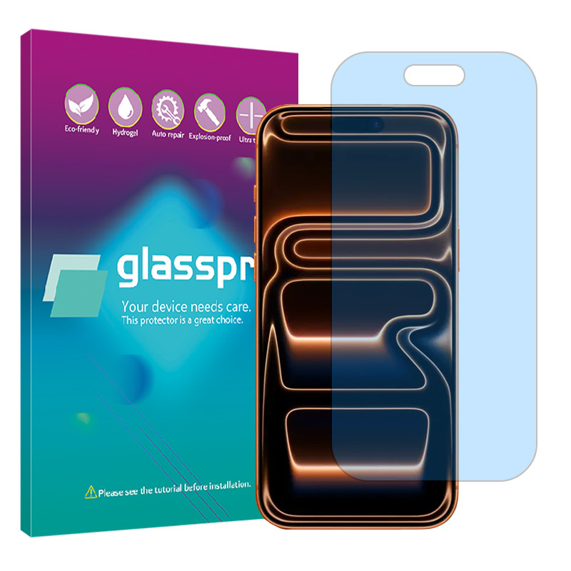 محافظ صفحه نمایش مات ضد اشعه آبی گلس پرو مدل Resistant مناسب برای گوشی موبایل اپل iPhone 17 Pro Max