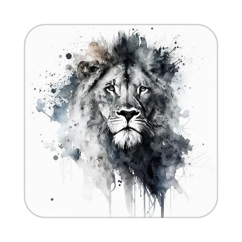 زیر لیوانی کاکتی طرح شیر مدل mp22982