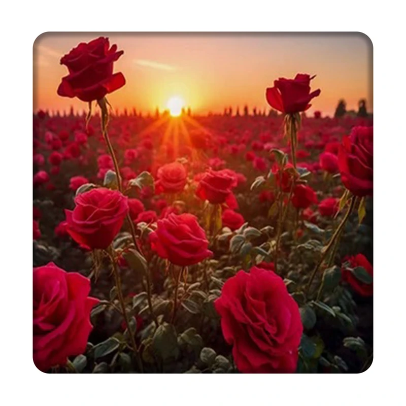 تابلو کاشی کاری مدل گل رز کد 20