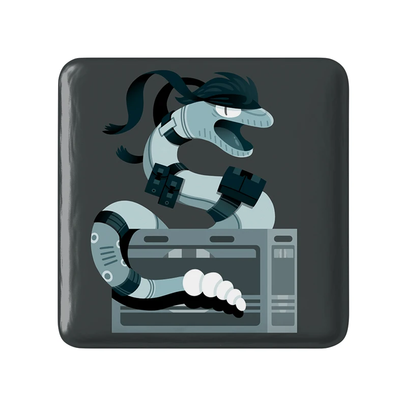 پیکسل خندالو طرح بازی متال گیر (Metal Gear) مدل مربعی کد 33140