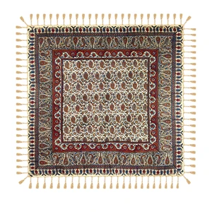 رومیزی قلمکار مدل یاس