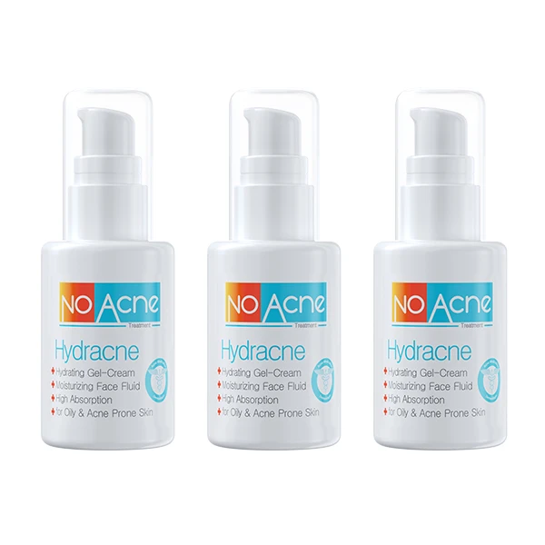 کرم آبرسان صورت نو آکنه مدل هیدرآکنه مناسب پوست های چرب حجم 70 میلی لیتر بسته 3 عددی