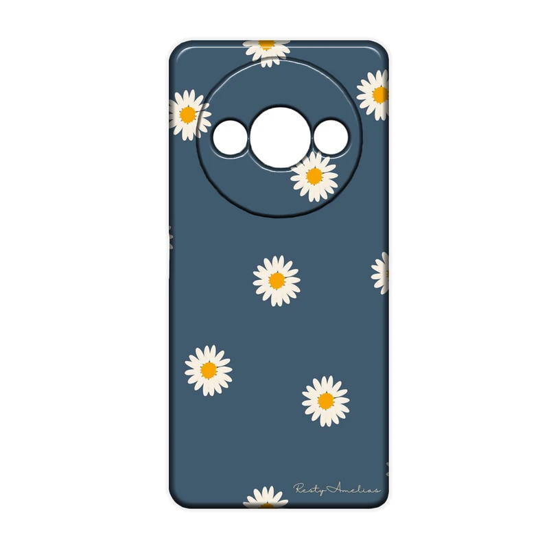 کاور مدل گل کد 155 مناسب برای گوشی موبایل شیائومی Redmi A3