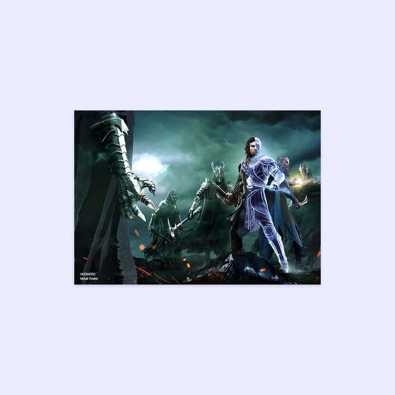 پوستر هومرو مدل فلزی طرح Shadow of War کد PS733