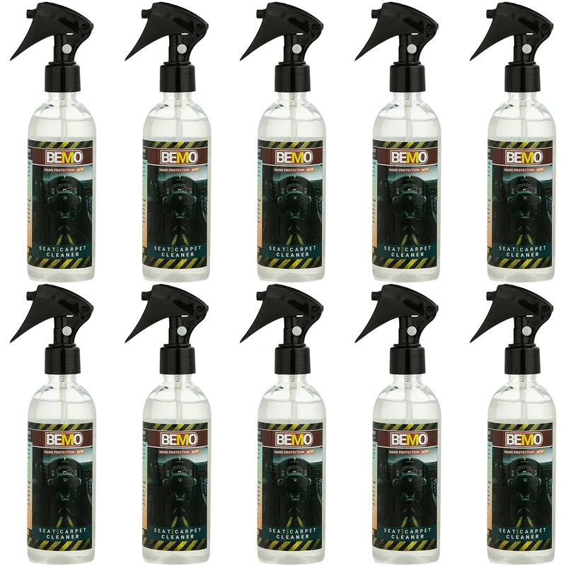 اسپری تمیز کننده داخل خودرو بمو مدل TRA1 حجم 250 میلی لیتر بسته 10 عددی