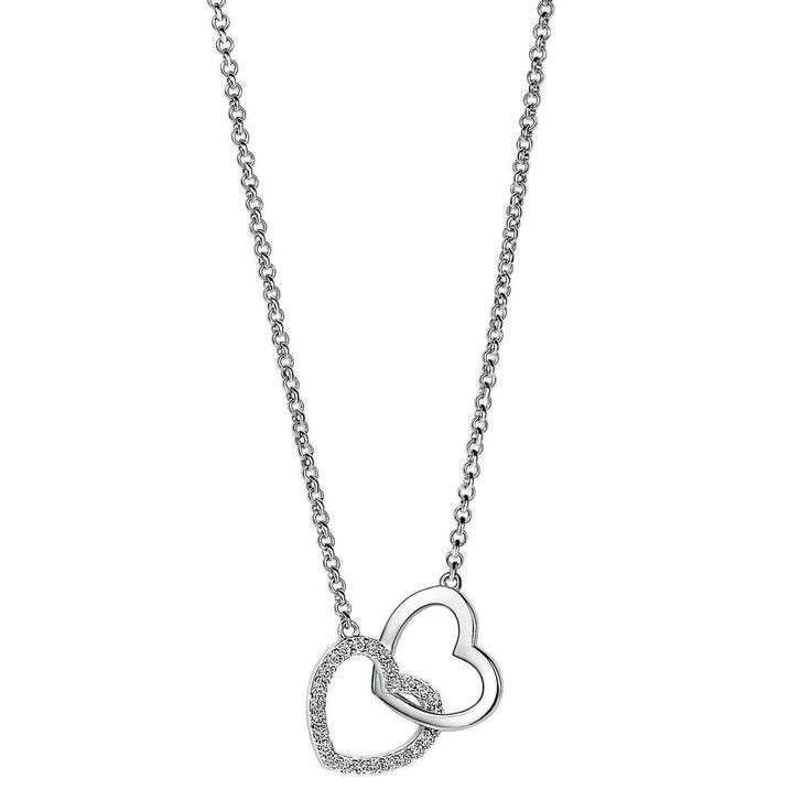 گردنبند نقره زنانه قیراط طرح قلب کد GH4217