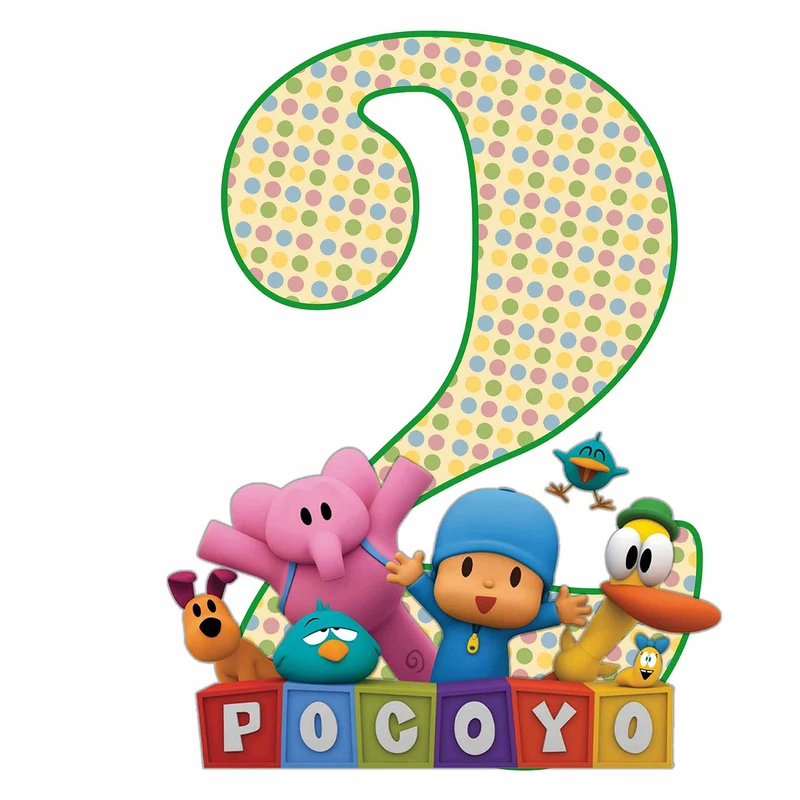    استند رومیزی تولد مدل عدد 2 طرح پوکویو کد 662