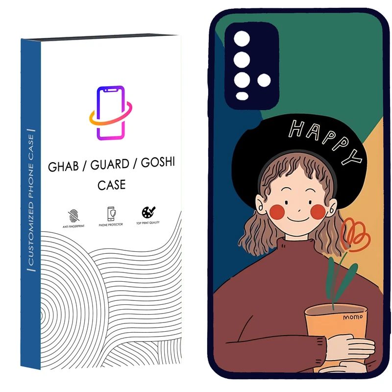 کاور قاب گارد گوشی طرح دخترانه کد - TPU - BN مناسب برای گوشی موبایل شیائومی Redmi Note 9 4G / Redmi 9T