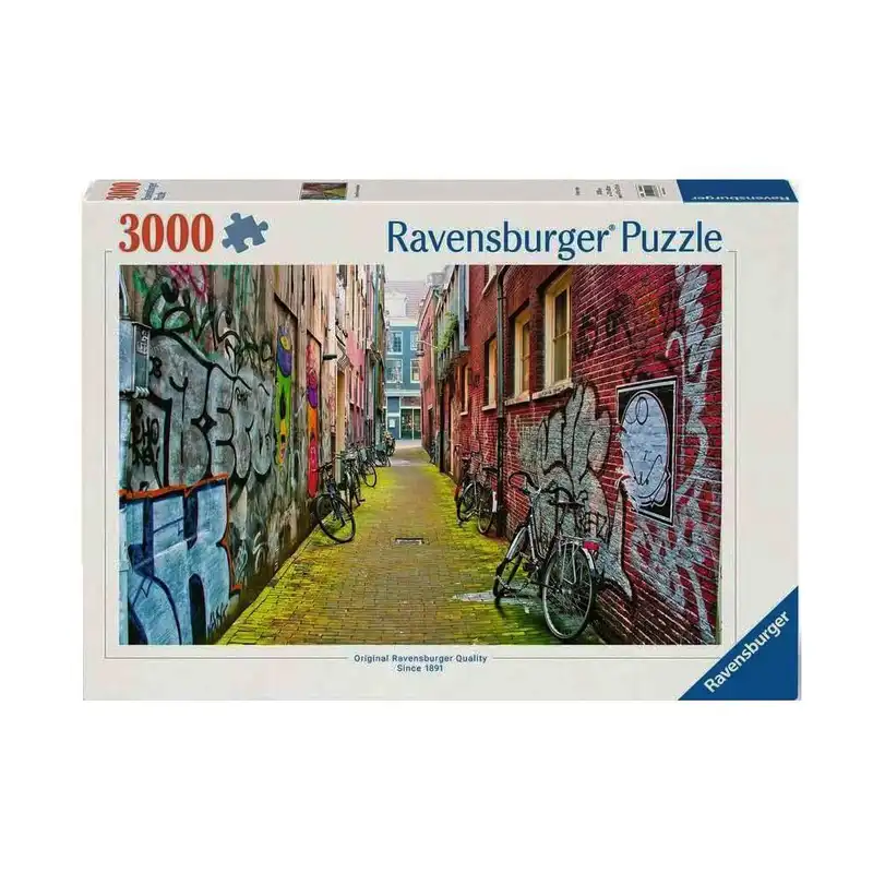 پازل 3000 تکه راونزبرگر مدل Street Art in Amsterdam کد 12000807