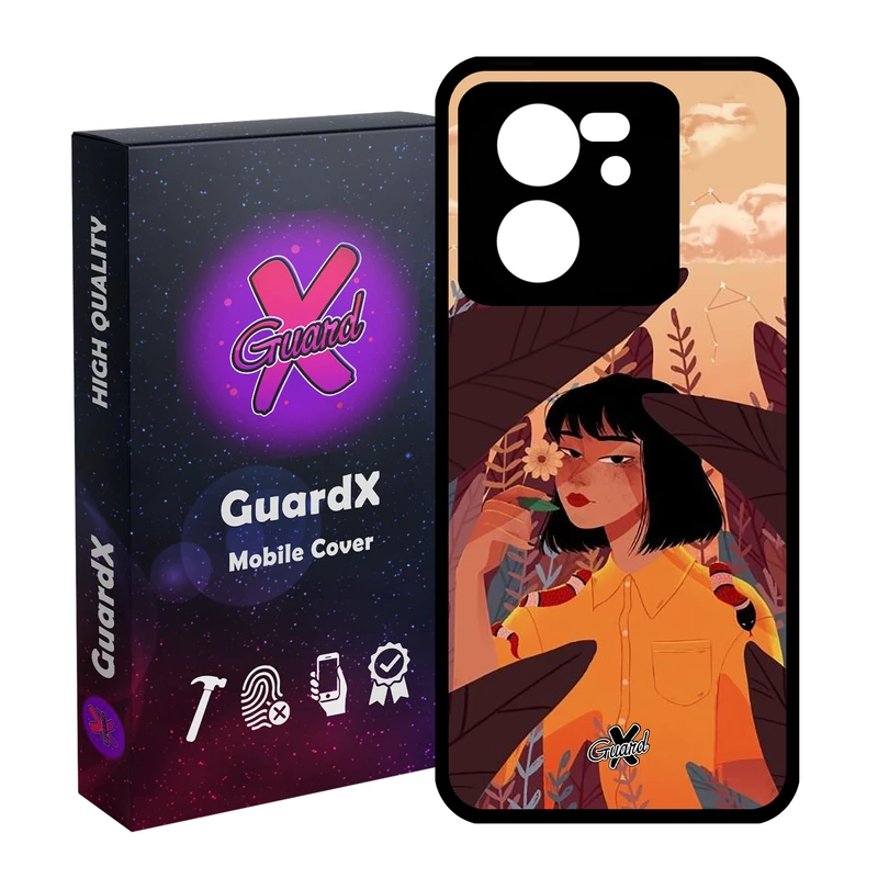 کاور گارد ایکس طرح Girl مدل Glass10327 مناسب برای گوشی موبایل شیائومی 13T/13T Pro/Redmi K60 Ultra