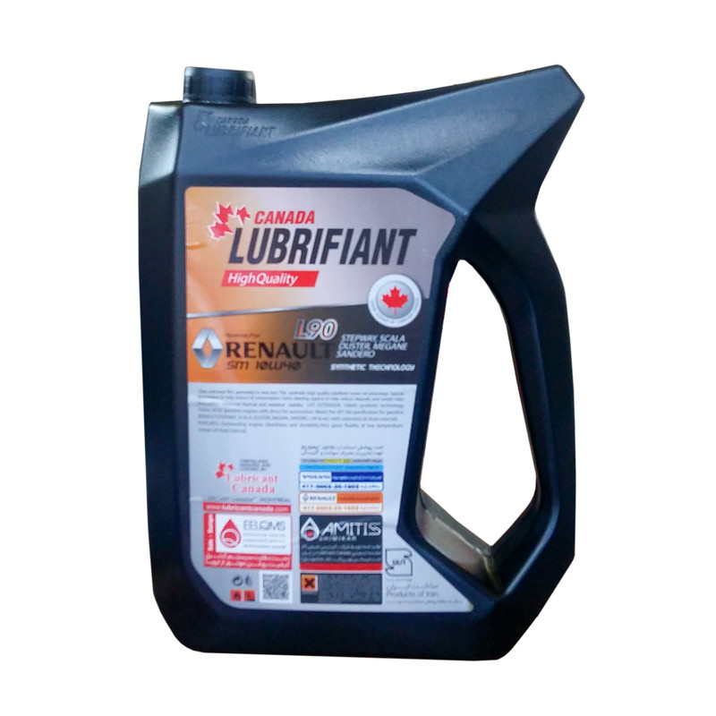 روغن موتور کانادا لوبریفنت مدل Special Renault 10W40 SM حجم 5 لیتر