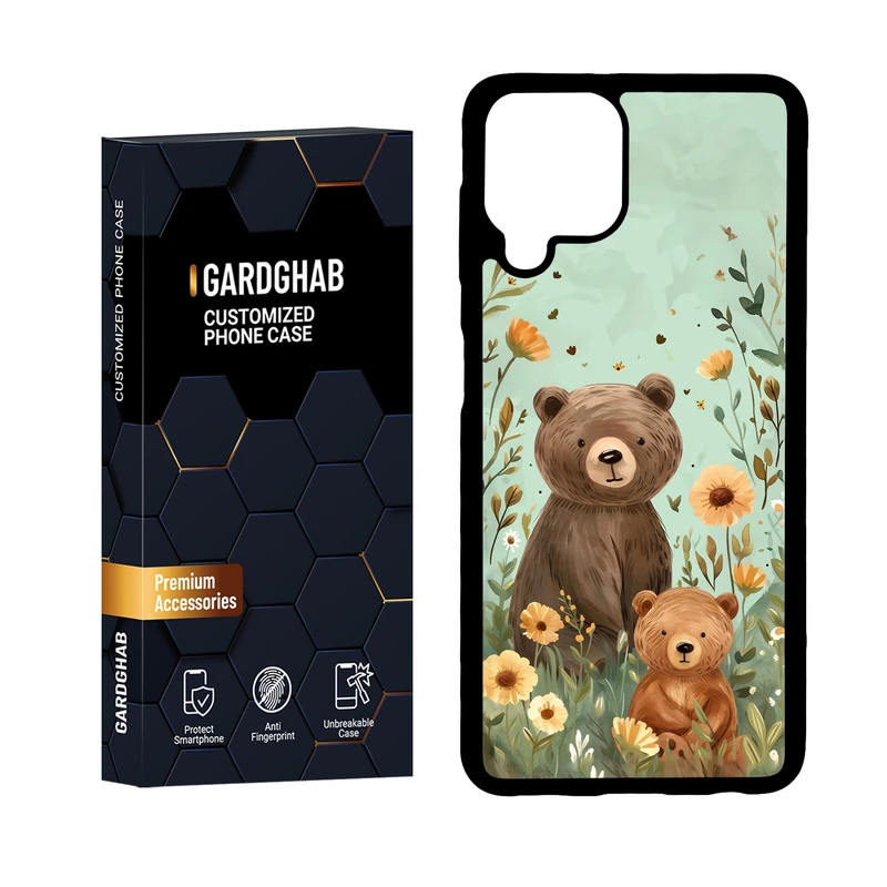  کاور گارد قاب مدل پشت گلس فانتزی مناسب برای گوشی موبایل سامسونگ Galaxy A22 4G