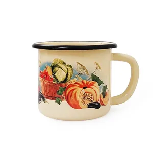 فنجان مدل لعابی طرح کدو