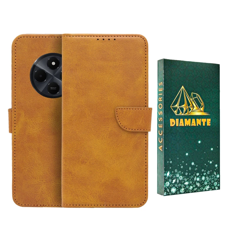 کیف کلاسوری دیامانته مدل Bers Gn مناسب برای گوشی موبایل شیائومی Redmi 14C