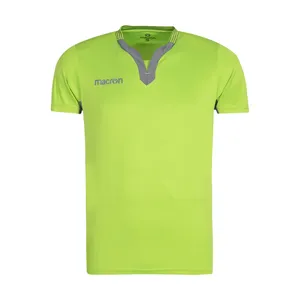 تی شرت ورزشی مردانه مکرون مدل کاناپوس رنگ فسفری