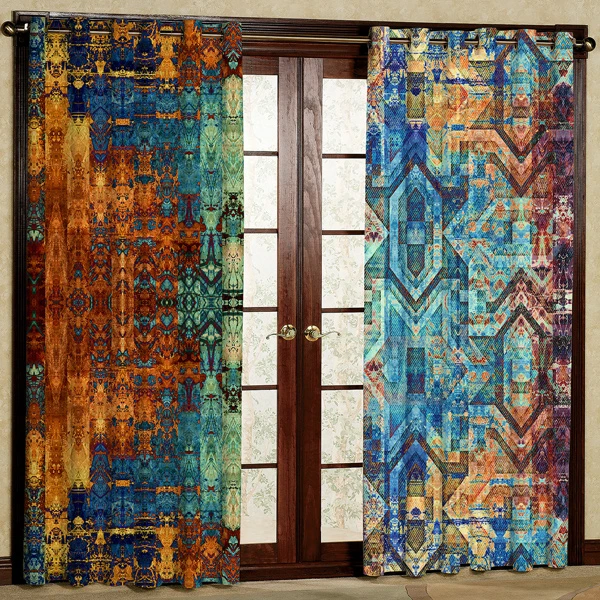 پرده پانچی مدل مخمل کد 6231 سایز 280x140 سانتی متر