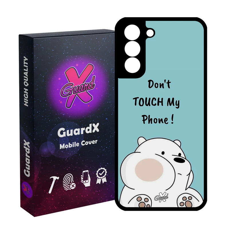 کاور گارد ایکس طرح خرس کله فندقی مدل Glass10535 مناسب برای گوشی موبایل سامسونگ Galaxy S21 Plus