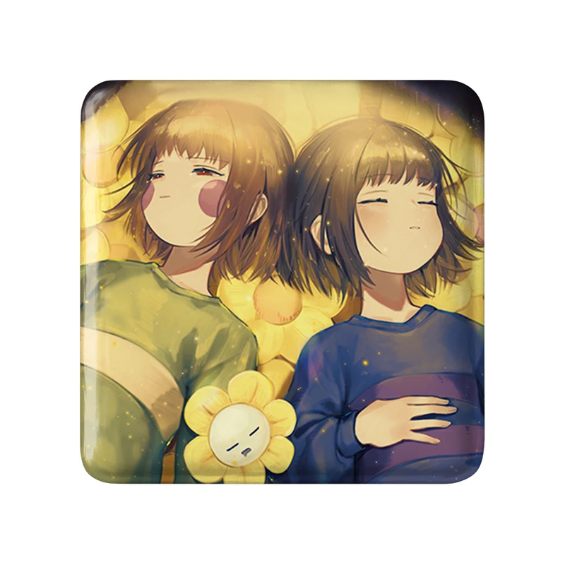 مگنت خندالو طرح بازی آندرتیل (Undertale) مدل مربعی کد 31796