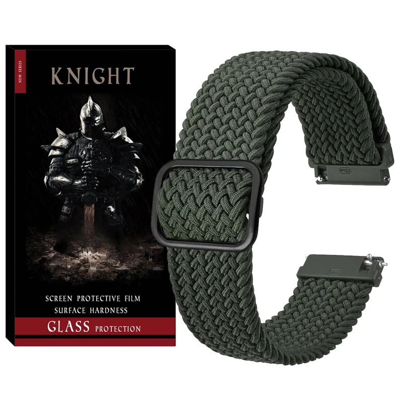 بند نایت مدل Braided KT مناسب برای ساعت هوشمند امیزفیت GTR 42mm / GTS / GTS 2 / GTS 2 mini / GTS 2E / GTS 3
