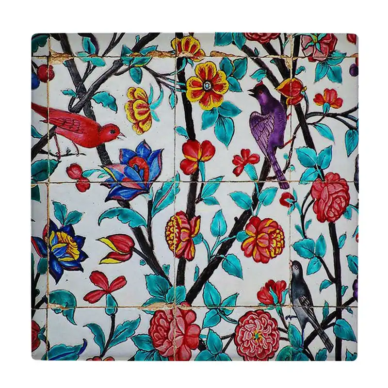 کاشی کارنیلا طرح گل و بوته کد wkk579