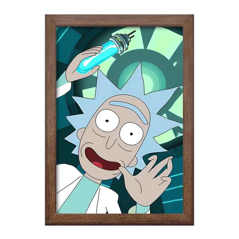 تابلو خندالو طرح ریک و مورتی (Rick and Morty) کد F4010