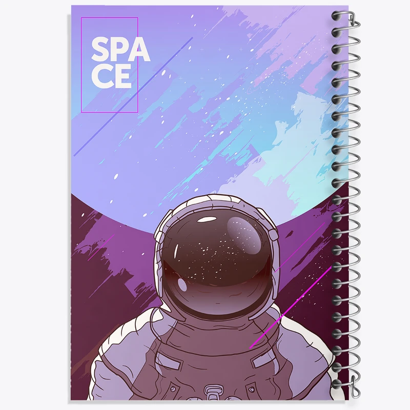 دفتر لیست خرید 50 برگ خندالو طرح فضانورد کد N501