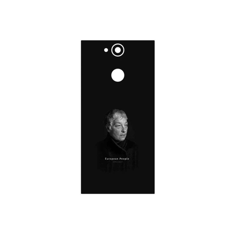 برچسب پوششی ماهوت مدل Portrait of a European Woman مناسب برای گوشی موبایل سونی Xperia XA2