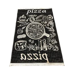 فرش ماشینی 500 شانه زمینه خاکستری حاشیه دودی مدل پیتزا