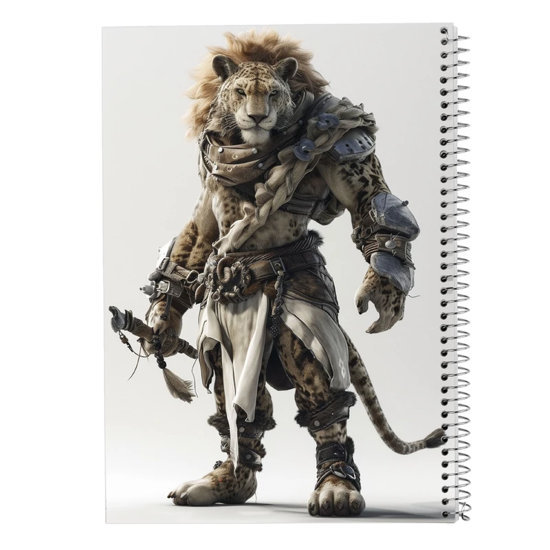 دفتر شطرنجی 50 برگ مدوپد مدل حیوانات جنگجو کد DF14772