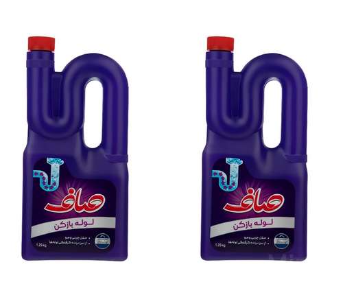 لوله باز کن صاف مدل 02 حجم 1250 میلی لیتر مجموعه 2 عددی