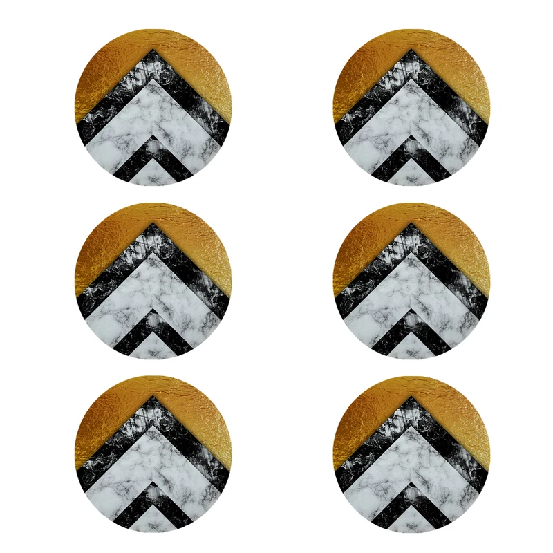 زیر لیوانی طرح سنگ کد 8617 بسته 6 عددی