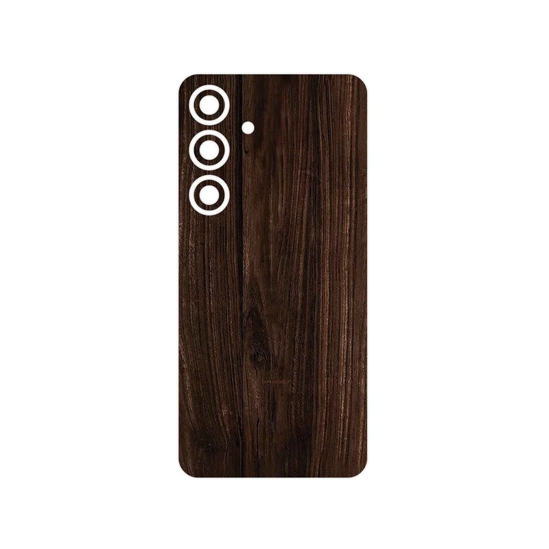 برچسب پوششی ماهوت مدل Dark_Walnut_Wood مناسب برای گوشی موبایل سامسونگ Galaxy S24