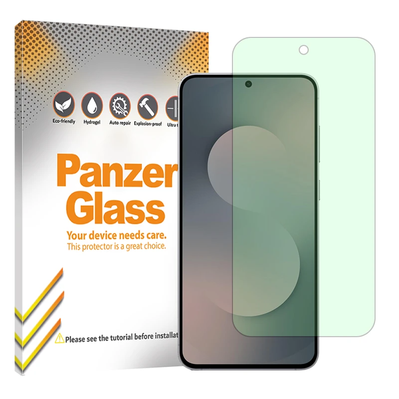 محافظ صفحه نمایش حفاظت از نور سبز پنزر گلس مدل Eye Care مناسب برای گوشی موبایل سامسونگ Galaxy S25 FE