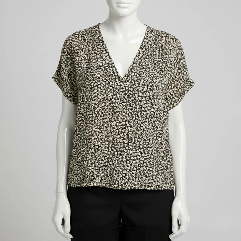 بلوز آستین کوتاه زنانه مدل 7992706