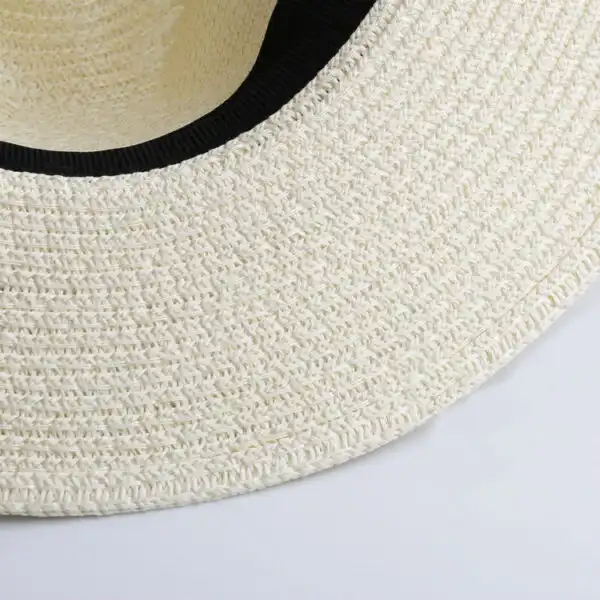 کلاه آفتابگیر مدل حصیری ساحلی LUXE