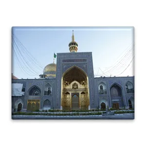 کاشی اطلس آبی طرح بارگاه ملکوتی علی بن موسی مدل T4985