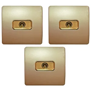 پریز آنتن صنایع آسیا الکتریک مدل BZH-GOLD بسته 3 عددی