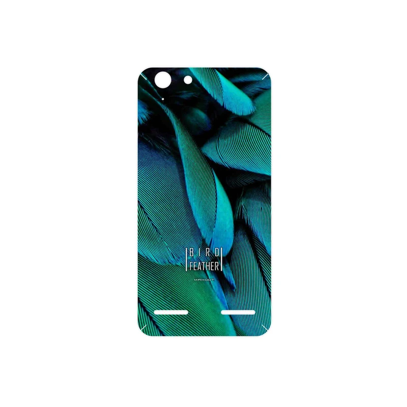 برچسب پوششی ماهوت مدل Green Feather مناسب برای گوشی موبایل لنوو Vibe K5 Plus