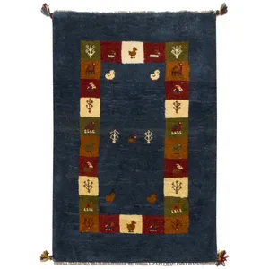 گبه دستباف یک متری سی پرشیا کد 122323